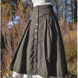 NWT- Wool Button-Front Women's Riding Skirt